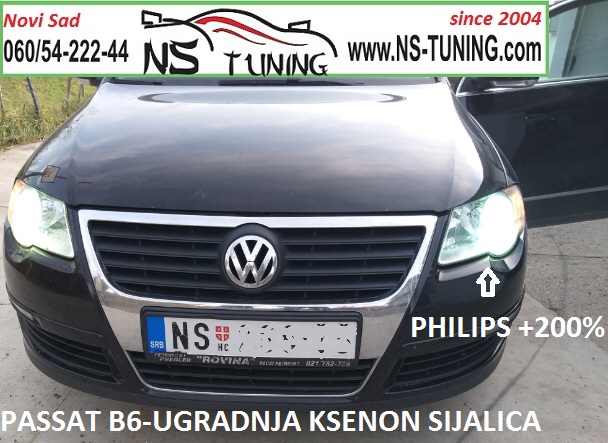 ugradnja ksenona passat b6 sijalica h7 sociva trafo philips canbus novi sad servis auto